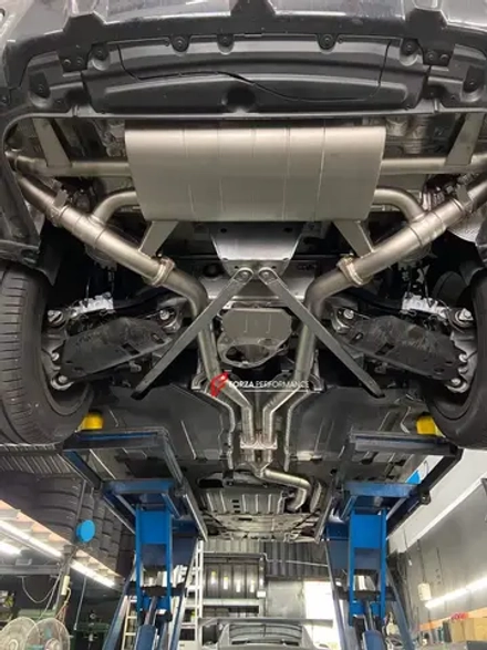 Выхлопная система с заслонками для BMW X6 G06