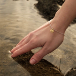 Браслет СЕРДЕЧКО биколор