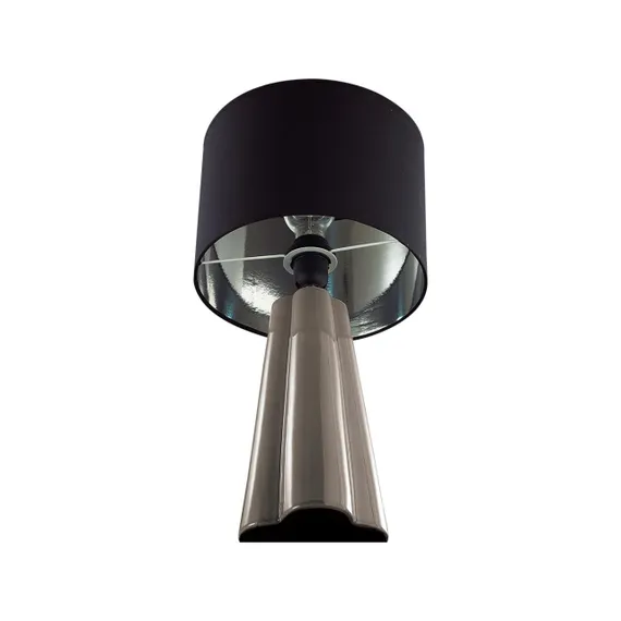 8125/1T COMFI LN25 376 черный/серый, керамика/текстиль Настольная лампа E27 1*60W 220V HINAMI