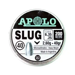 Пули APOLO Slug 6,35 мм 2.6 г (200 шт)