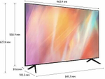 43" Телевизор Samsung UE43AU7170U LED HDR, серый титан (2021)