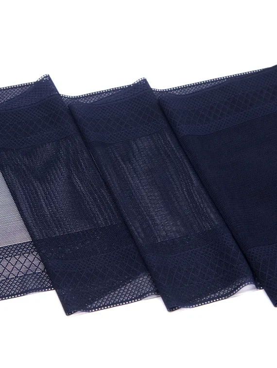 03-217 ОПТ Кружево-сетка 18,5 см, темно-синий 061