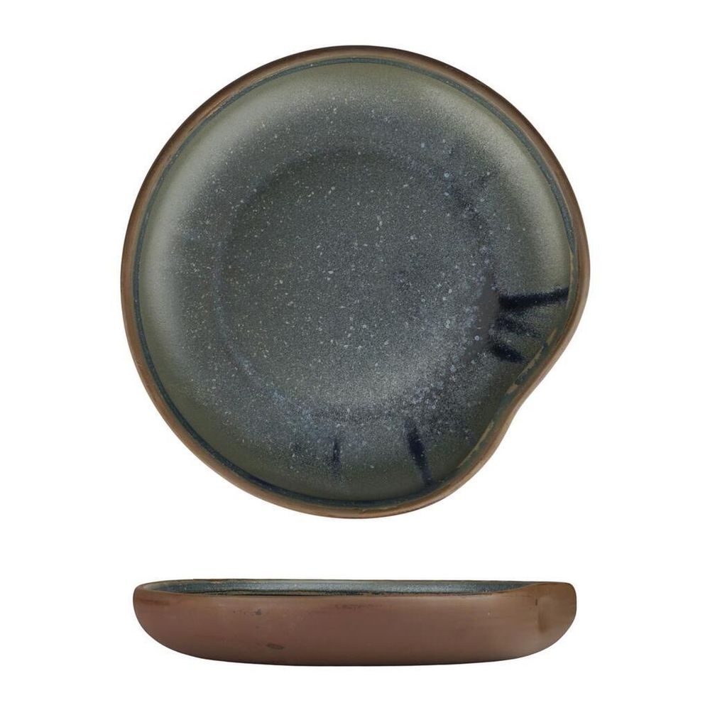 Салатник 500 мл 22,9*21,5 см h3,2 cм Village Purple New Brown Taiga P.L. [4]