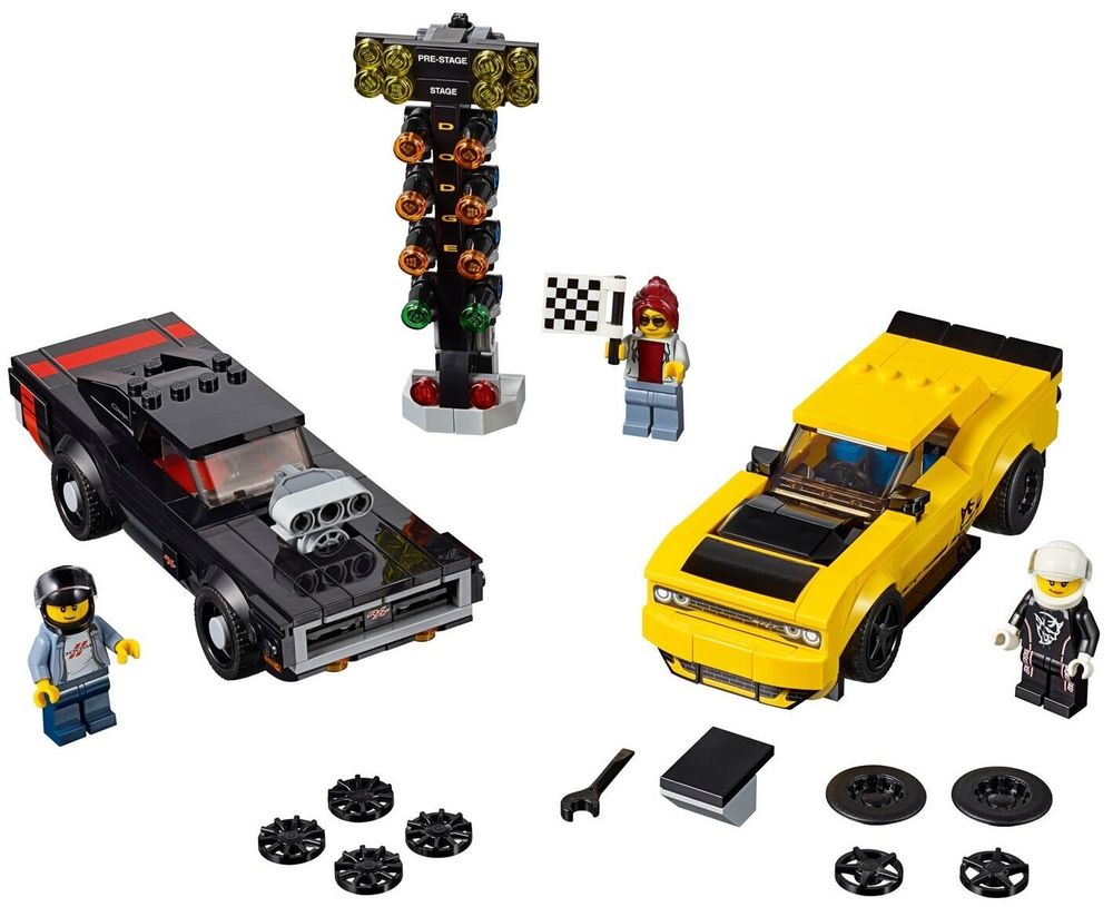 Конструктор LEGO Speed Champions 75893 Додж Чэленджер и Додж Чарджер