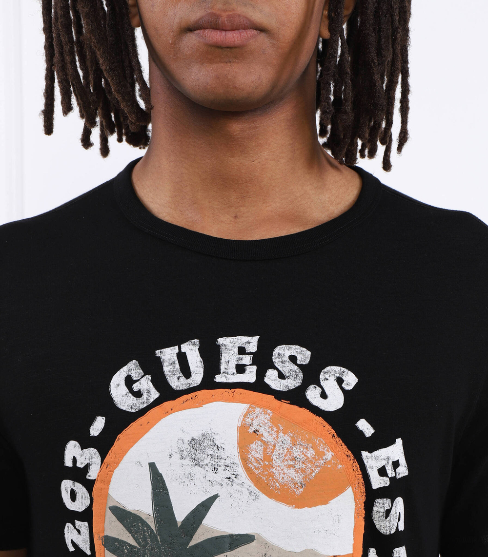 Футболка PALM WINDOW GUESS - черный(M3GI10 K6XN4)