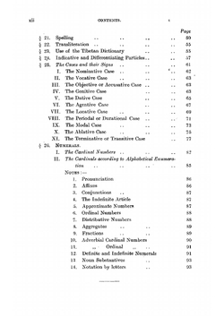 A grammar of the Tibetan language, literary and colloquial. With copious illustrations, and treating fully of spelling, pronunication, and the . appendices of the various forms of the verb | Herbert Bruce Hannah