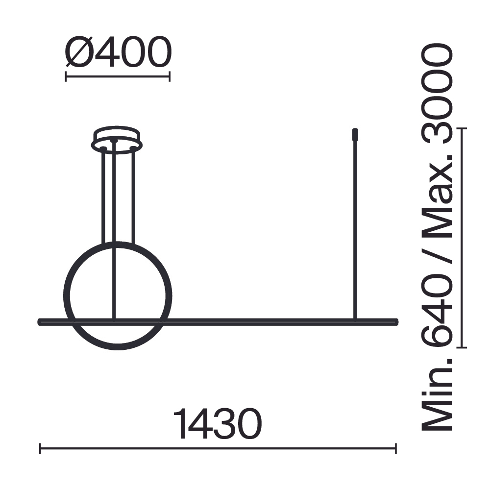 Подвесная люстра Maytoni Halo MOD247PL-L49BK