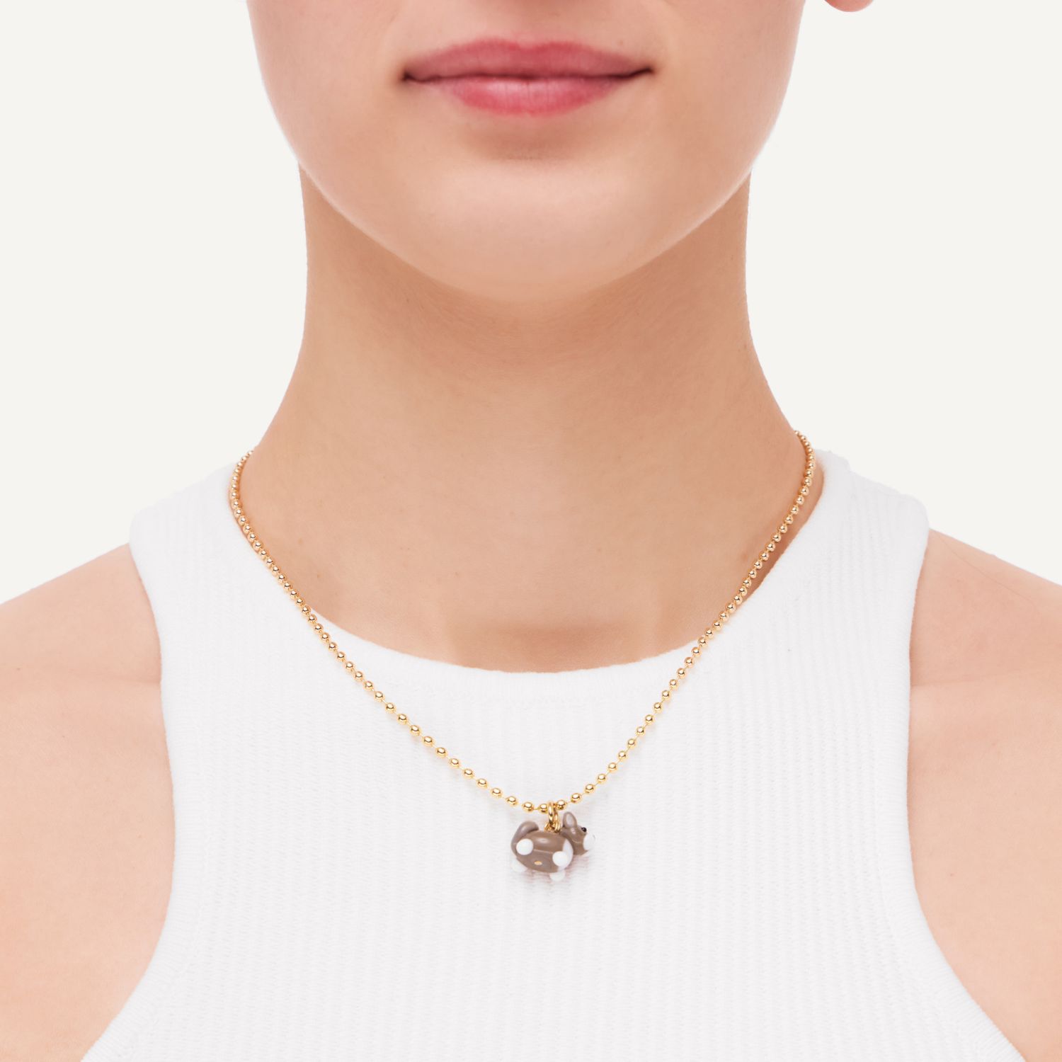 Колье Favorite Fluffy Necklace - Blue Bicolor Cat