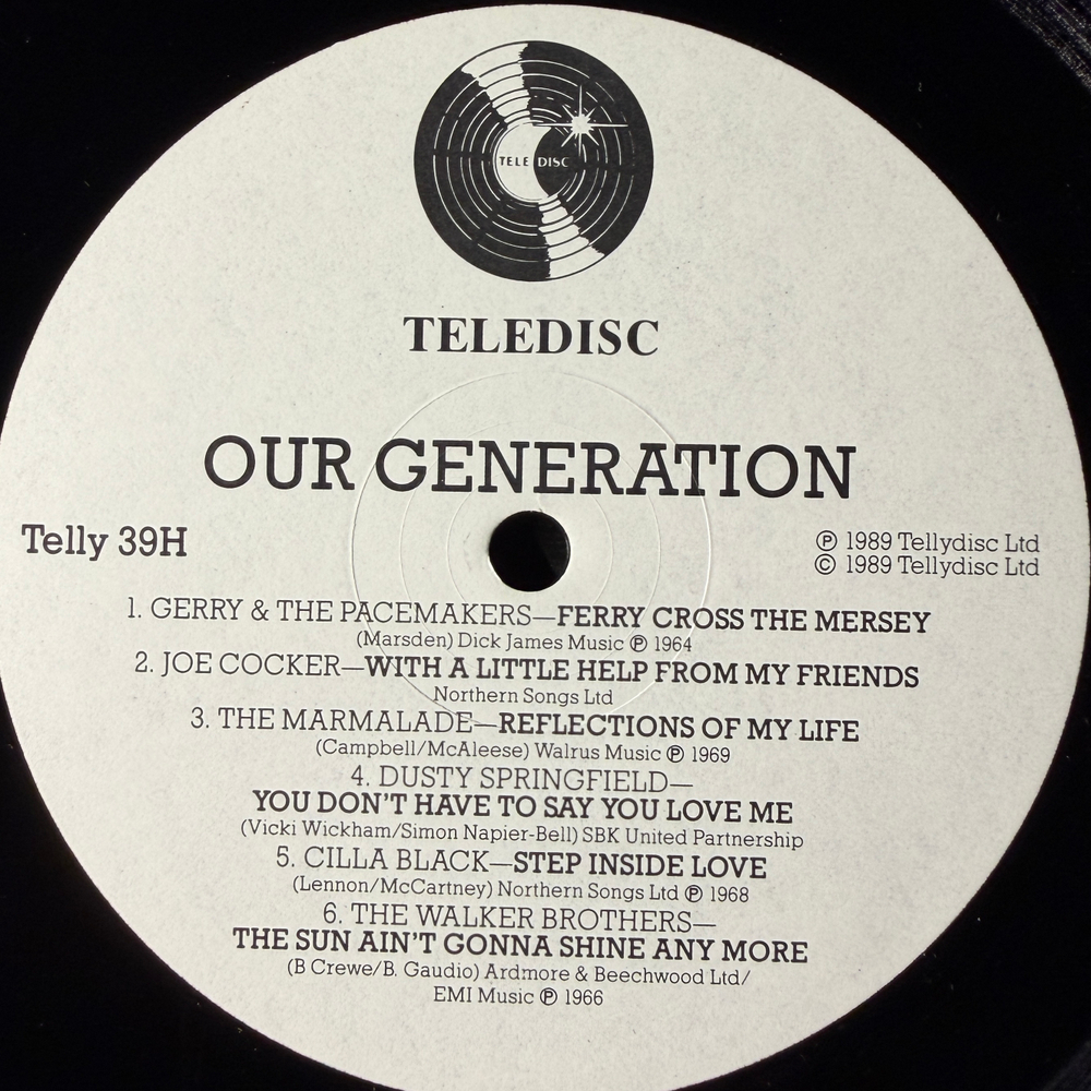 Сборник Our Generation 4LP (Англия 1989г.)