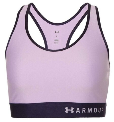 ТОП теннисный Under Armour Mid Keyhole Bra - octane/purple switch