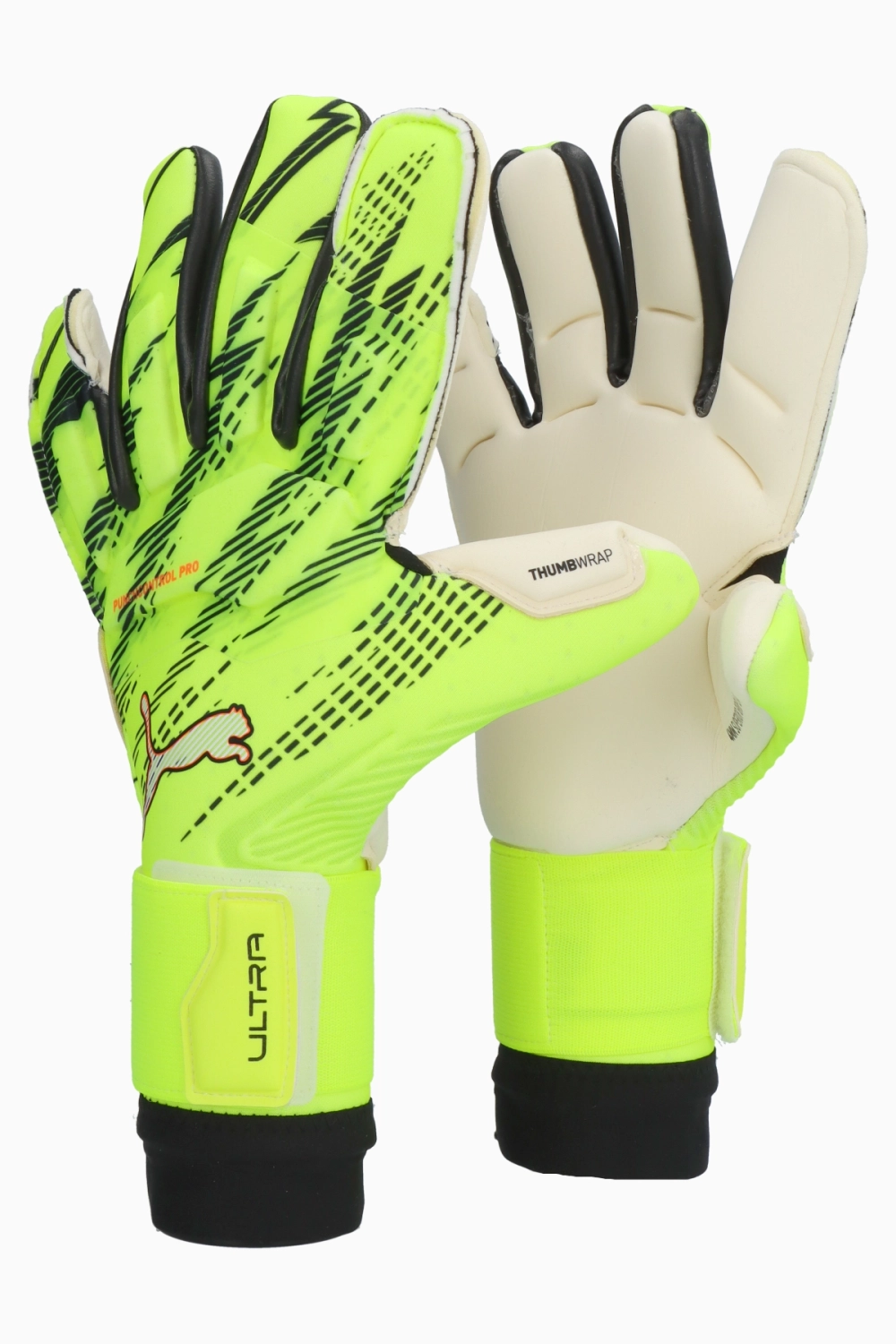 Вратарские перчатки Puma Ultra Ultimate Hybrid - зеленый