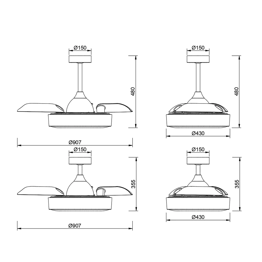 Люстра-вентилятор Mantra COIN 8219