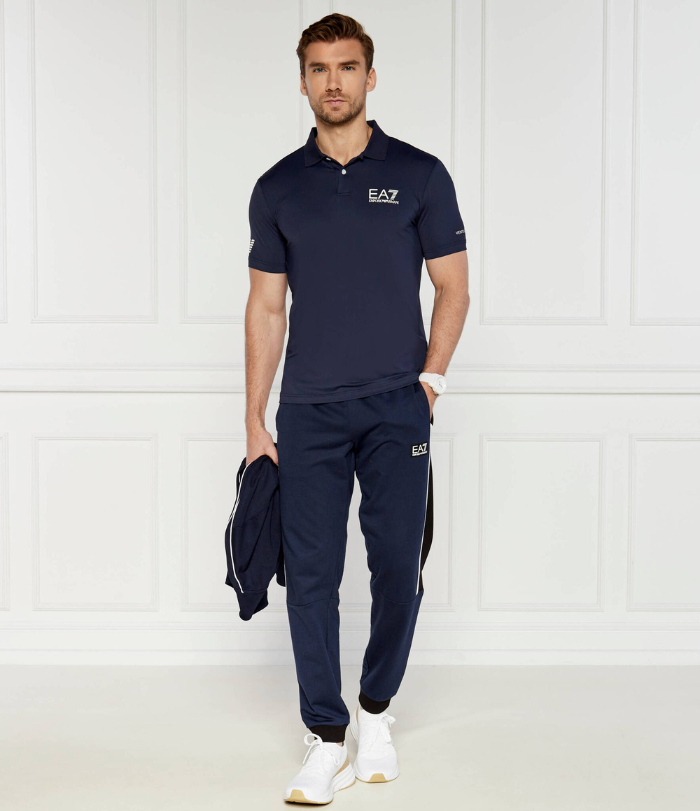 Поло EA7 - темно-синий(8NPF23 PJEMZ)