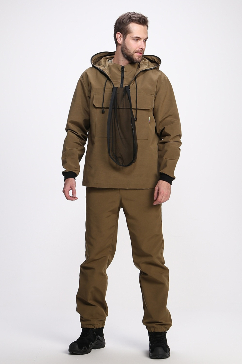 Летний мужской костюм Onerus "Противоэнцефалитный" (Брезент), Хаки