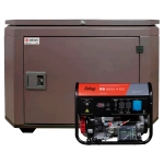 Бензиновый генератор FUBAG BS 6600 AES с кожухом Geon 1200 RAL 8019