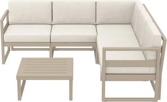 Комплект угловой уличной мебели Mykonos