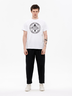 Футболка UNAFFECTED Круг Белый