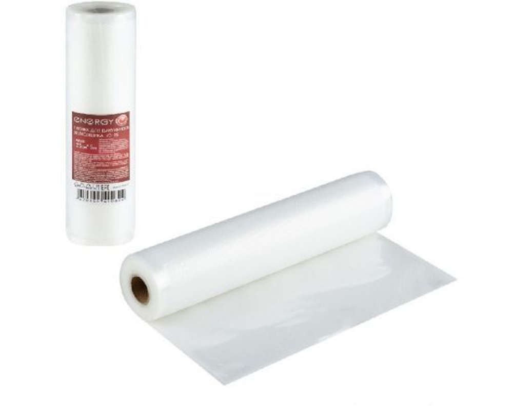 Пленка для вакуумного упаковщика Energy VB-25, 25х500см, рукав, 104562