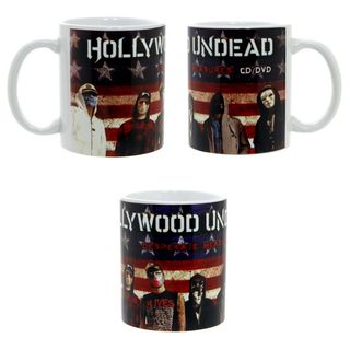 Кружка Hollywood Undead на фоне американского флага (125)