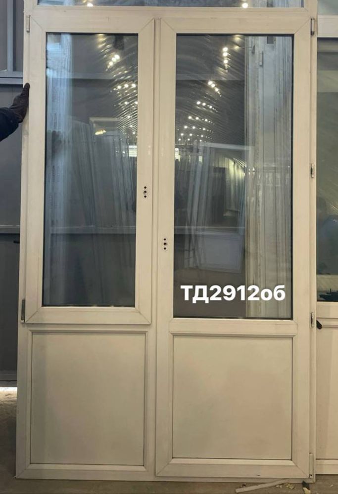 Дверь Пластиковая Б/У 225(в) х 141(ш) (Балконный Блок)