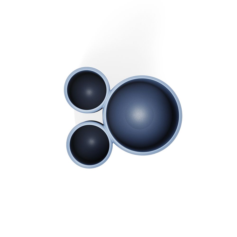 Стакан для зубных щеток Touch, синий