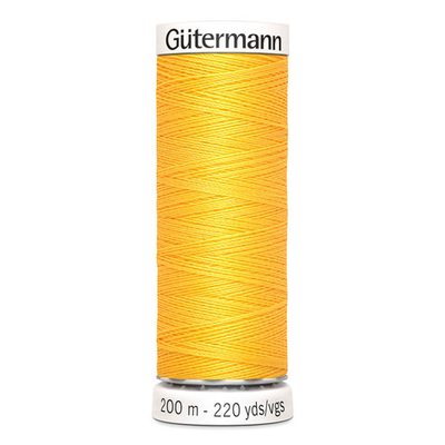 01 Нить Sew-All 100/200 м для всех материалов, 100% полиэстер Gutermann 748277 (417 одуванчиковый)