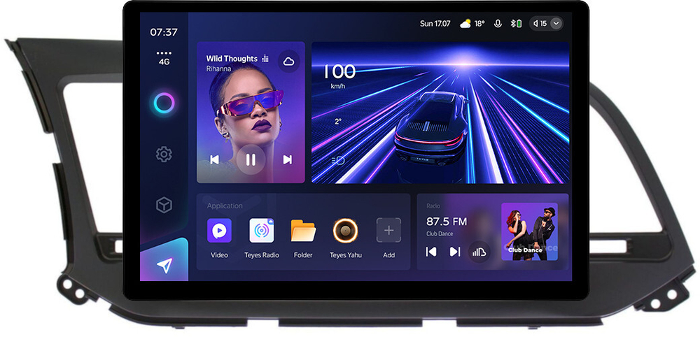 Магнитола для Hyundai Elantra 6 2016-2018 (без штатной КЗВ, рамка тип 2) - Teyes CC3-2K монитор 13", QLED+2K, Android 10, ТОП процессор, 4G SIM-слот, CarPlay