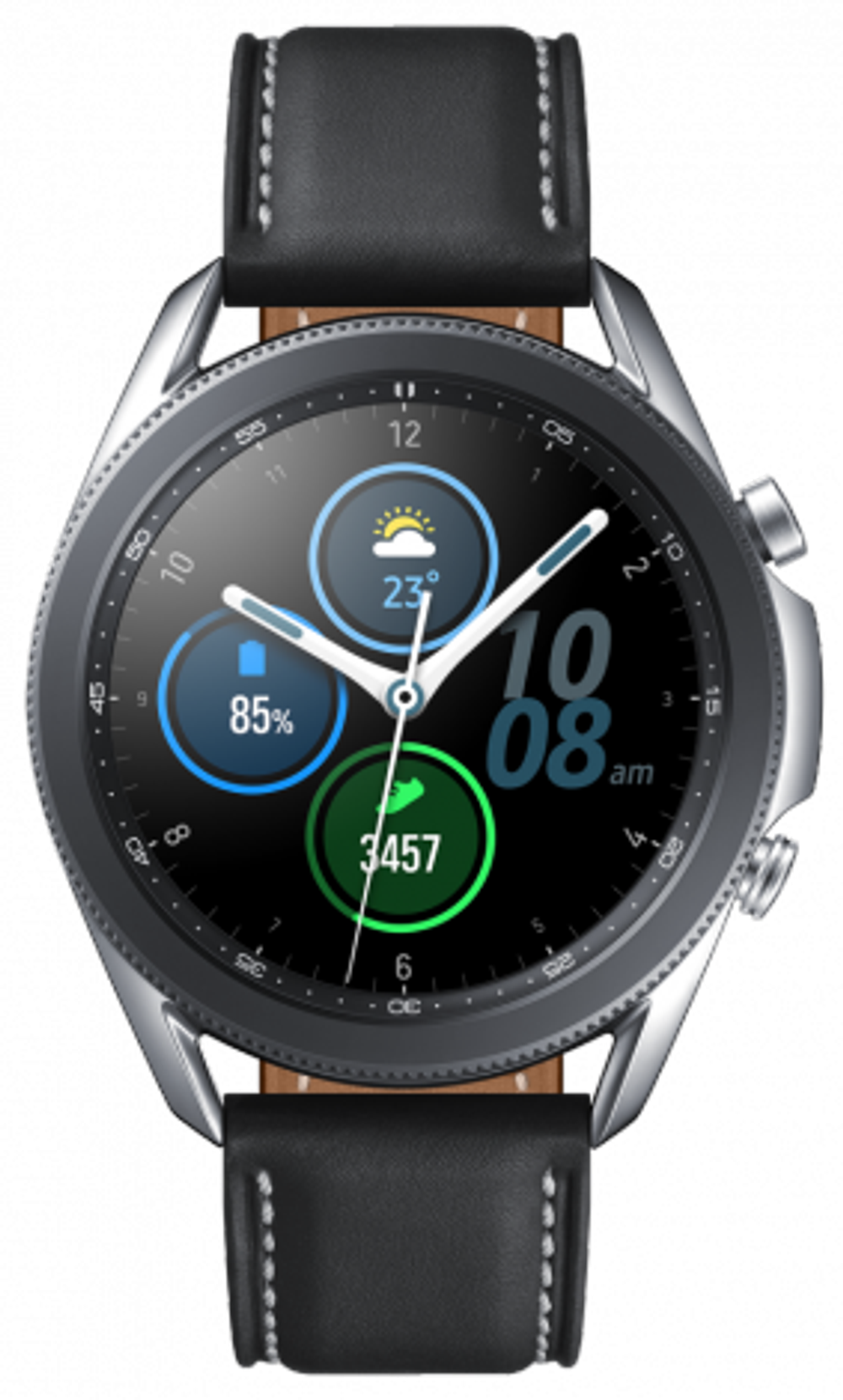 Смарт-часы Samsung Galaxy Watch 3 45мм, серебро (SM-R840NZSACIS)