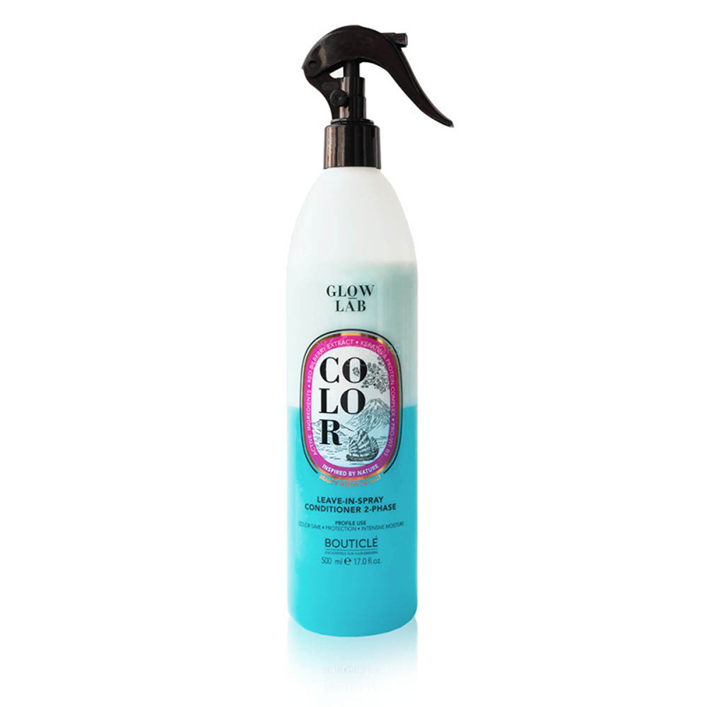 Двухфазный колор спрей-кондиционер для окрашенных волос Bouticle Color Leave-In-Spray Conditioner, 500 мл.