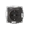 Розетка AtlasDesign 16А с 2-мя заряд. устройствами USB тип A+C 5В/2.4А/3.0А 2х5В/1.5А механизм базальт SE ATN001432