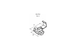 Ответвитель питания REXANT 0.5-1.0 мм² (ОВ-1/ЗПО-1 0,5-1,5) красный 08-0761