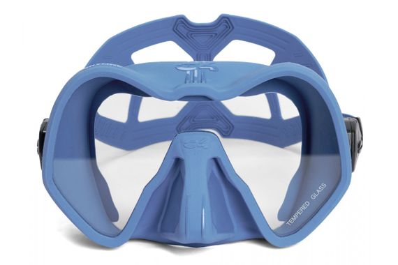 Маска C4 Carbon Skyline Antifog blue jeans