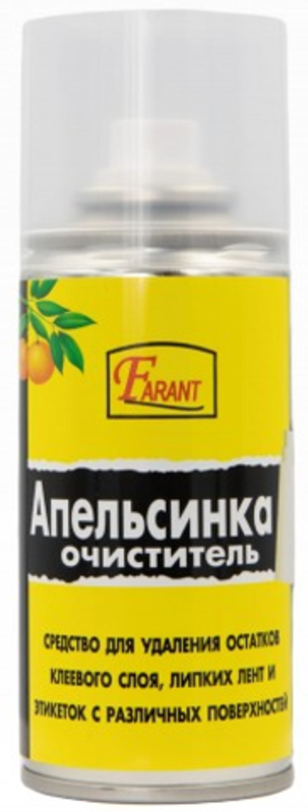 Очиститель клеевого слоя, скотча (400мл/12шт) Farant "Апельсинка"