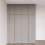 Современный встроенный шкаф-распашенка