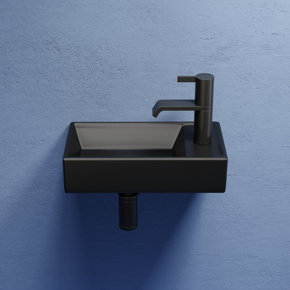 Рукомойник Ceramica Nova Element 41,7, см CN6051LMB чёрный матовый