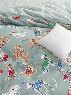 Пододеяльник Milky Garden "Dogs on blue/Николь" 1,5-сп 145х215 см