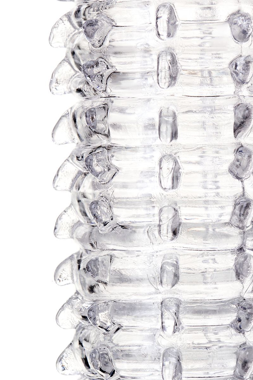 Прозрачная закрытая насадка на пенис TOYFA A-Toys - 15,2 см. (Цвет: прозрачный)