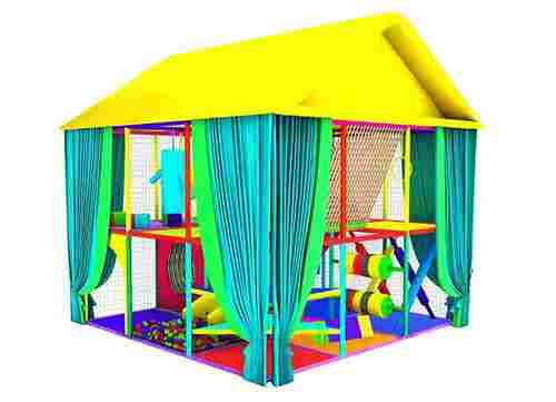 Детский игровой лабиринт с крышей «Терем радости» 3,69×3,69×3,2 м