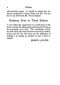 English fairy tales | Joseph Jacobs