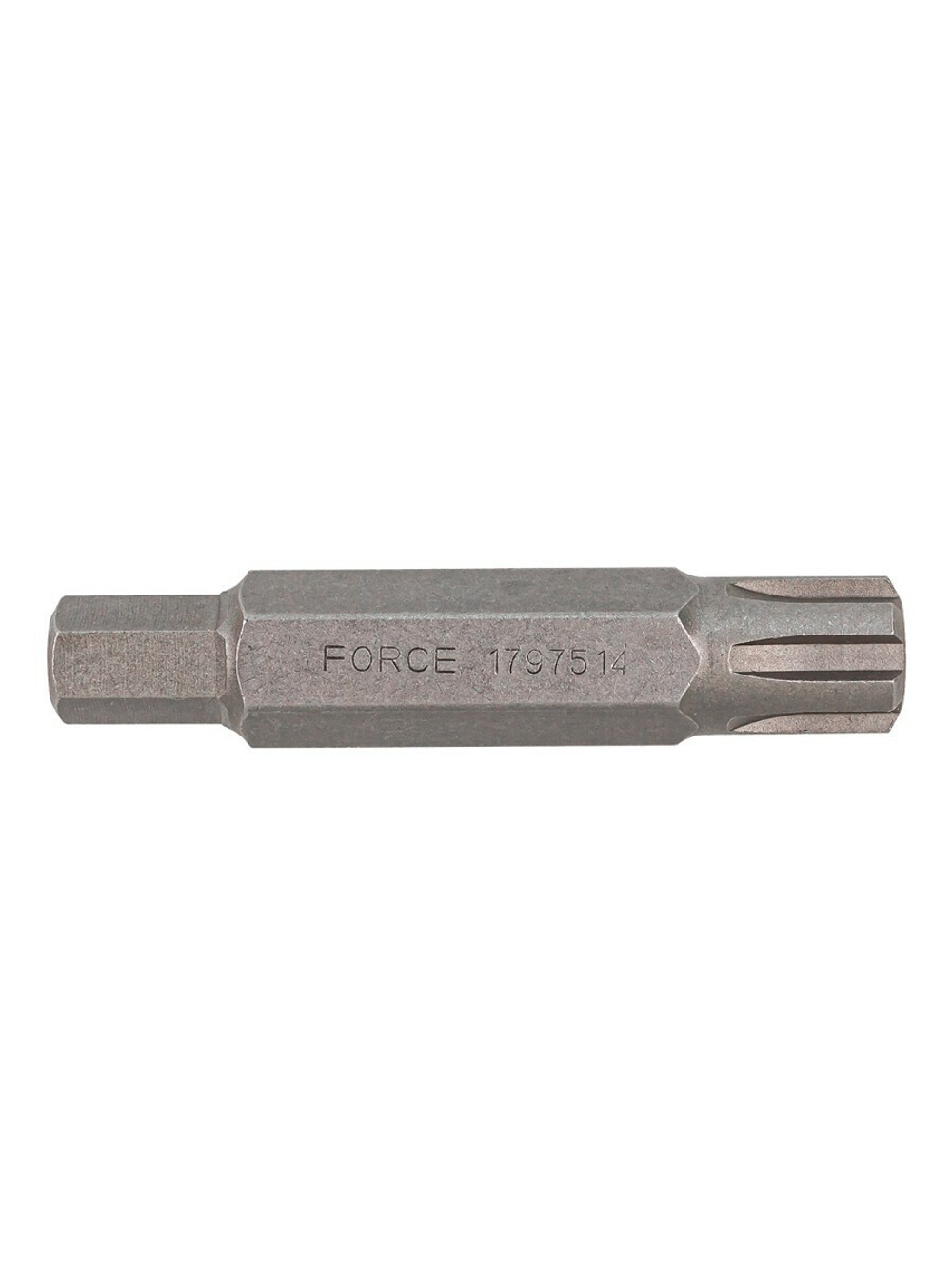 Бита 6-гранная Ribe M14х75ммL, 10мм Forsage F-1797514