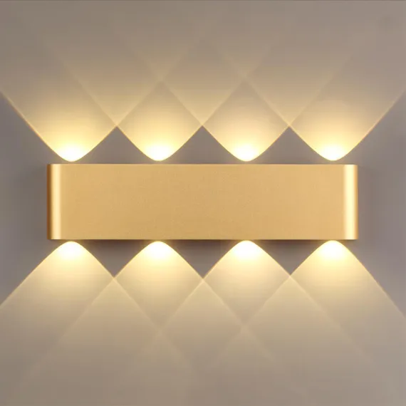 3893/8WL HIGHTECH ODL20 363 золотистый/металл Настенный светильник LED 3000K 8W 220V MAGNUM