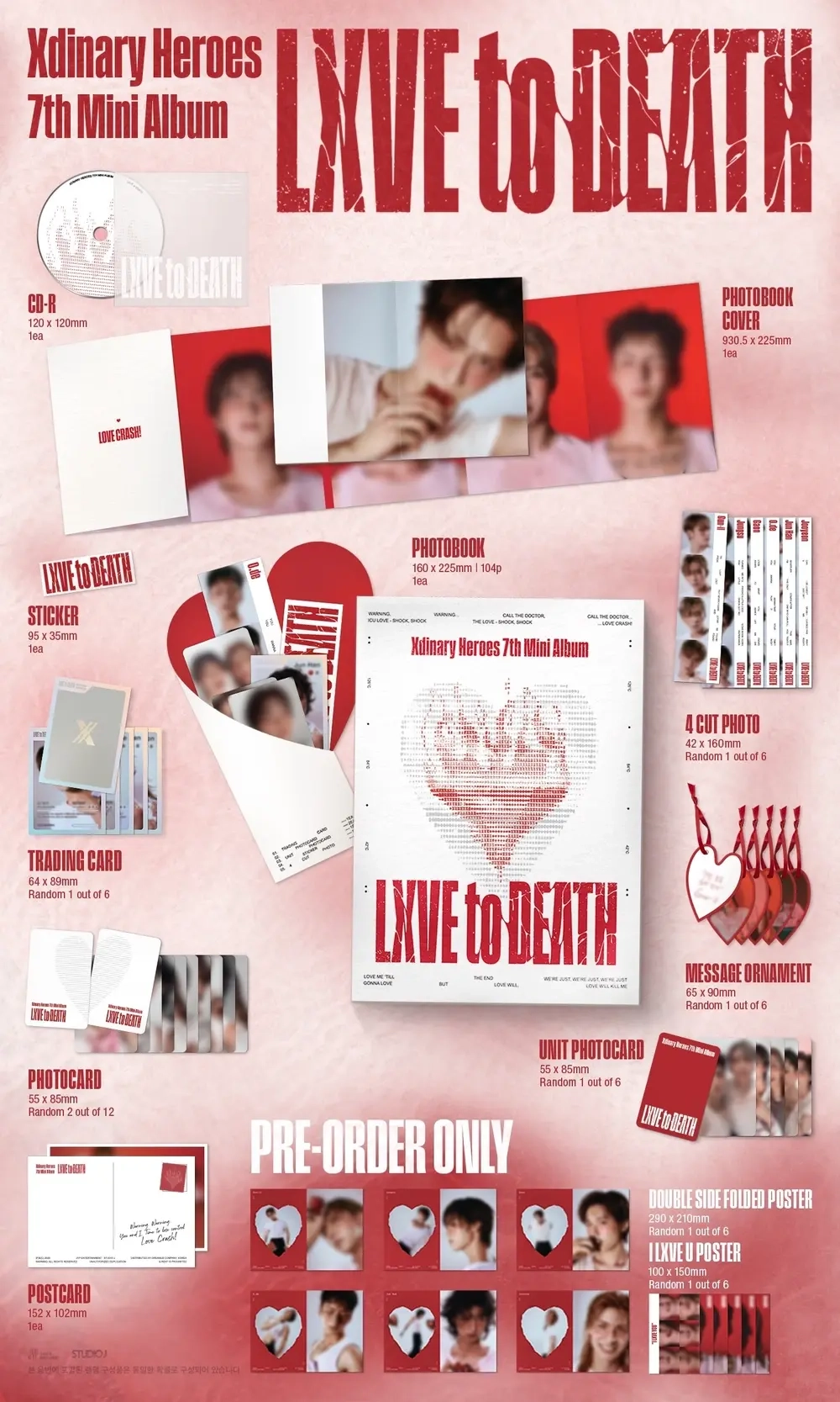 Альбом Xdinary Heroes - LXVE to DEATH