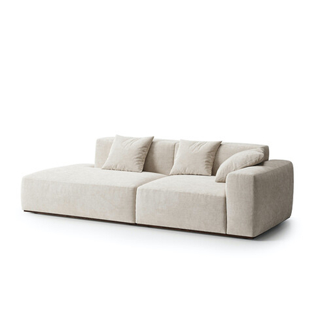 3-х местный нераскладной диван с лаундж модулем SAGA 010/007