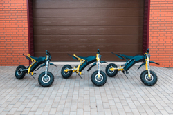 Мотоцикл электрический KiloWatT KIB KROSS 900 Yellow (LED)