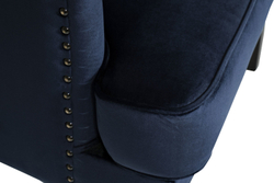 Кресло с подушкой Rimini Bel Garda Decor RIMINI-2K-СИНИЙ-Bel18