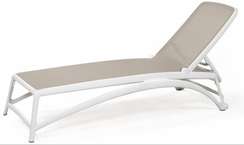Шезлонг Atlantico белый, тортора