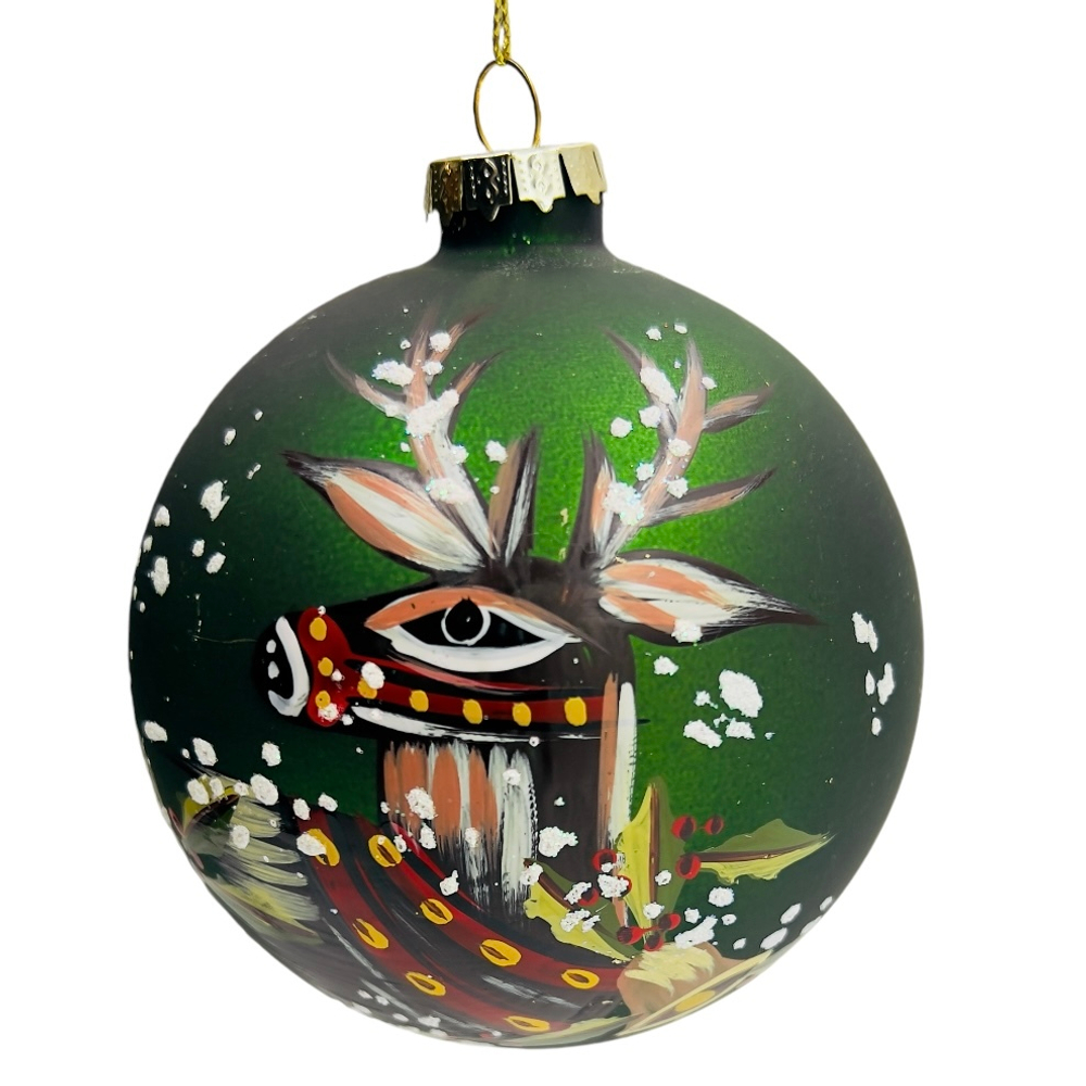 Шар с оленем/птицей