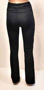 Лосины мини-клёш с поясом, цвет чёрный, размеры 42-50