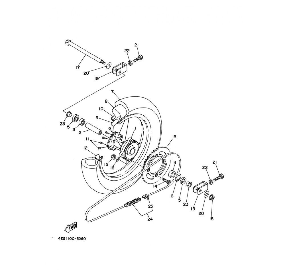 Звено цепи DID 428 DS-RJ