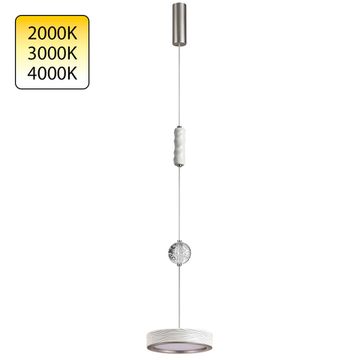 Подвес 32W 2000-4000K 5451/32L белый/никель RIVERA Odeon Light Exclusive